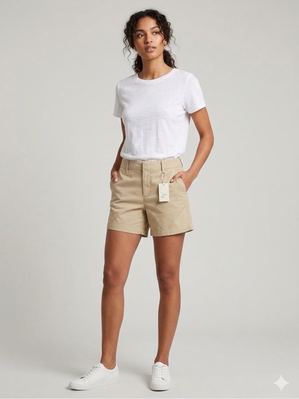 Classic High-Rise Chino Shorts in Khaki by A New Day - 8 NWT